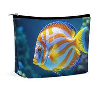 LYHVSFJW Cosmetic Bag Makeup Bags for Women Portable Makeup Bag Colorful Galaxy Makeup Case Travel Toiletry Bag for Travel Accessories, The Underwater World Tropical Fish, One Size