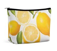 LYHVSFJW Cosmetic Bag Makeup Bags for Women Portable Makeup Bag Papillon in The Box Makeup Case Travel Toiletry Bag for Travel Accessories, Fresh Lemon, One Size