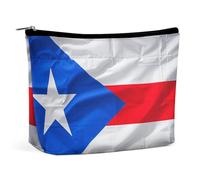 LYHVSFJW Cosmetic Bag Makeup Bags for Women Portable Makeup Bag Puerto Rico Flag Makeup Case Travel Toiletry Bag for Travel Accessories, Puerto Rico Flag, One Size
