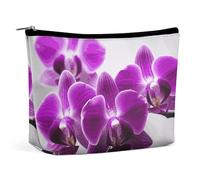 LYHVSFJW Cosmetic Bag Makeup Bags for Women Portable Makeup Bag Sloth Lazy Makeup Case Travel Toiletry Bag for Travel Accessories, Purple Butterfly Orchid, One Size