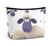 LYHVSFJW Cosmetic Bag Makeup Bags for Women Portable Makeup Bag With Cherry Pattern Makeup Case Travel Toiletry Bag for Travel Accessories, Sheep, One Size