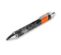 LYHVSFJW Crow Opens His Mouth Ball Point Pen Retractable Black Ink Ballpoint Pens Super Soft Grip 0.5mm Ink Pen Medium Point Office Pens 1 PCS