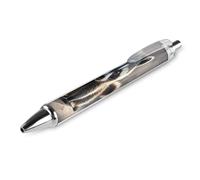 LYHVSFJW Cute Raccoon Ball Point Pen Retractable Black Ink Ballpoint Pens Super Soft Grip 0.5mm Ink Pen Medium Point Office Pens 1 PCS