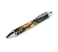 LYHVSFJW Dawn Forest Ball Point Pen Retractable Black Ink Ballpoint Pens Super Soft Grip 0.5mm Ink Pen Medium Point Office Pens 1 PCS