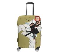 LYHVSFJW Elastic Luggage Cover Protector Taekwondo Design Washable Suitcase Sleeve Durable Travel Suitcase Case Cover with Zipper Openings Fits 19-32 Inch Luggage (), white, Small, Flower and Animals