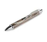 LYHVSFJW French Poodle Ball Point Pen Retractable Black Ink Ballpoint Pens Super Soft Grip 0.5mm Ink Pen Medium Point Office Pens 1 PCS