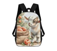LYHVSFJW Lambs Under The Orchard Backpack for Women Men 17 Inch Laptop Bag | Casual Daypack Carry on Backpacks Waterproof Black Bookbag Work Travel Computer Backpacks