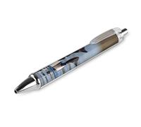 LYHVSFJW Loon Birds Ball Point Pen Retractable Black Ink Ballpoint Pens Super Soft Grip 0.5mm Ink Pen Medium Point Office Pens 1 PCS