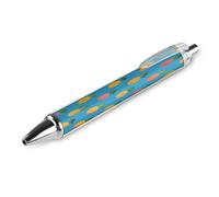 LYHVSFJW Lots of Pineapples Ball Point Pen Retractable Black Ink Ballpoint Pens Super Soft Grip 0.5mm Ink Pen Medium Point Office Pens 1 PCS