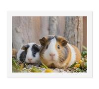 LYHVSFJW Paint by Numbers for Adults Beginner - Cute GuineaPig DIY Painting Kit with HD Canvas & Acrylic Paints, Complete Crafts Set for Home Decor, Gifts, Stress Relief 30x40cm