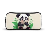 LYHVSFJW Panda Star Pencil Pouch - Large Capacity Pencil Case Aesthetic Makeup Bag with Zipper Cute Pen Bags for Stationery, Art Supplies, Travel Essentials