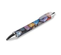 LYHVSFJW Pebbles And Rocks Ball Point Pen Retractable Black Ink Ballpoint Pens Super Soft Grip 0.5mm Ink Pen Medium Point Office Pens 1 PCS