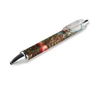 LYHVSFJW Pomegranate Tree Ball Point Pen Retractable Black Ink Ballpoint Pens Super Soft Grip 0.5mm Ink Pen Medium Point Office Pens 1 PCS