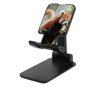 LYHVSFJW Red Panda Eating Folding Cell Phone Stand Adjustable Phone Holder for Desk Portable Desktop Cellphone Stand with Anti-Slip Base Fits All Smart Phones