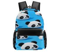 LYHVSFJW Red Panda Grid Laptop Backpack Travel Lightweight Schoolbag Durable Bookbags for Men Women