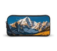 LYHVSFJW Rocky Mountain Range Pencil Pouch - Large Capacity Pencil Case Aesthetic Makeup Bag with Zipper Cute Pen Bags for Stationery, Art Supplies, Travel Essentials