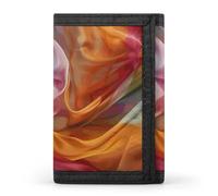 LYHVSFJW Truck Creative Pattern TriFold Wallet with 8 Card Slots, Slim Zipper Coin Pocket, Divided Billfold for Men Women, Hand Painted Silk, One Size, Modern
