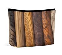 LYHVSFZQ Makeup Bag Foldable Cosmetic Bag Different Wood Grains Printed Makeup Organizer Travel Makeup Bag for Travel And Daily Life, style, One Size, Makeup Bag