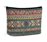 LYHVSFZQ Makeup Bag Foldable Cosmetic Bag Native American Printed Makeup Organizer Travel Makeup Bag for Travel And Daily Life, style, One Size, Makeup Bag