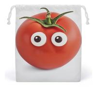 LYHVSFZQ Storage Bags Makeup Bag I Love You from My Head Tomatoes Printed Toy Bag Reusable Bags Toiletry Organizer Multi Purpose Home Travel Pouch, style, 20*25cm, Contemporary