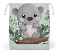 LYHVSFZQ Storage Bags Makeup Bag Koala Printed Toy Bag Reusable Bags Toiletry Organizer Multi Purpose Home Travel Pouch, style, 20*25cm, Contemporary