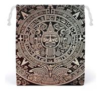 LYHVSFZQ Storage Bags Makeup Bag Mayan Calendar End Of The World Printed Toy Bag Reusable Bags Toiletry Organizer Multi Purpose Home Travel Pouch, style, 20*25cm, Contemporary