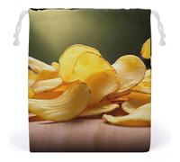 LYHVSFZQ Storage Bags Makeup Bag Potato Chips Printed Toy Bag Reusable Bags Toiletry Organizer Multi Purpose Home Travel Pouch, style, 20*25cm, Contemporary