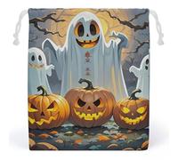 LYHVSFZQ Storage Bags Makeup Bag Strange Ghost Printed Toy Bag Reusable Bags Toiletry Organizer Multi Purpose Home Travel Pouch, style, 20*25cm, Contemporary