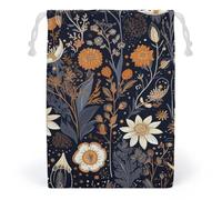LYHVSFZQ Storage Bags Makeup Bag Toy Bag Reusable Bags Toiletry Decorated with Stars Printed Organizer Multi Purpose Foldable Ditty Bag Travel Pouch, style, 12*18cm, Contemporary