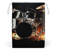 LYHVSFZQ Storage Bags Makeup Bag Toy Bag Reusable Bags Toiletry Drummer Printed Organizer Multi Purpose Foldable Ditty Bag Travel Pouch, style, 12*18cm, Contemporary