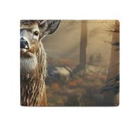 LYHVSFZQ Wallet Card Case Deer Hunting Season Printed Coin Purse Mens Wallet Ideal for Work Travel And Daily Use, style, One Size, Casual