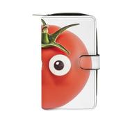 LYHVSFZQ Wallet for Men Coin Purse Card Case with Zipper I Love You from My Head Tomatoes Printed Wallet for Daily Use And Holiday Gifts, style, 19.7x11x3.5cm