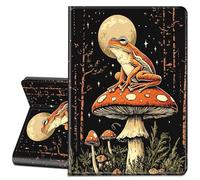 LYHXLYJH Case for Microsoft Surface Pro 7 Plus, 7/6/5/4 12.3" Tablet-Slim PU Leather Adjustable Stand Smart Cover,Mushroom Frog Moon