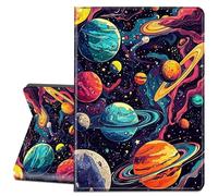 LYHXLYJH Case for Microsoft Surface Pro 8 13 Inch 2021 Tablet-Slim PU Leather Adjustable Stand Smart Cover,Art Planet