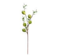 LYHYDMA Artificial lemon branch 60cm Simulation Lemon Fruit Tree Branch Artificial Plant Branch Party Dressing Fresh Style(Green)