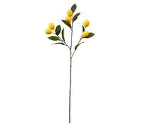 LYHYDMA Artificial lemon branch Elegant Handmade Simulation Fruit Tree Plastic Artificial Lemon Fruit