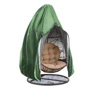 LYHYDMA Egg Chair Cover Egg Chair Cover Garden Outdoor Swing Protection Hanging Rattan Basket(Green,115x190cm)