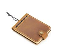 LYHYDMA Mini Notebook Leather Mini Notebook Vintage Cowhide Planner Cover Diary Journals Portable Sketch Notepad(A Brown)