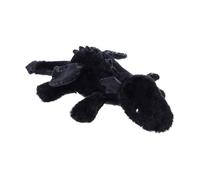 Lying Dragon Plush Stuffed Animals for Kids, Soft Cute Dinosaur Plushies Toys for Baby Girl and Boy, Fluffy Lying Dragon Black