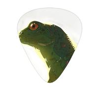 Lying lizard Printed pick set - 12 pieces, thin, medium and thick guitar picks, suitable for guitar, bass, electric guitar and ukulele