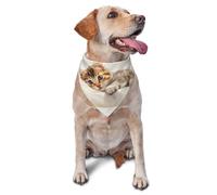 Lying On The Bed Kitty Printed Graphic Pet Triangle Scarf For Dogs & Cats, Adjustable Cute Pet Bandana For & Photo Shoots