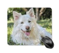 Lying on The Grass Mouse Pad Square Laptop Mouse Mat Cute Computer Mousepad Keyboard Pad Non-Slip Desk Pads for Gaming Office Work Home 25 * 30cm