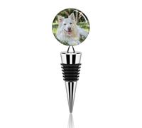 Lying on The Grass Wine Stoppers Reusable Wine Bottle Stopper Decorative Champagne Stoppers Silicone Beverage Bottle Sealer Keep Fresh, Leakproof Wines Saver for Bar Party Decor