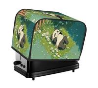 Lying Panda Toaster Cover 2 Slice Kitchen Small Appliance Covers With Pockets Dust And Fingerprint Protectio