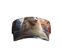 Lying pet dog Top hat - adjustable hollow design, suitable for golf, baseball, daily leisure and outdoor sun protection