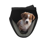 Lying puppy Silicone oven mitts suitable for grilling cooking and baking