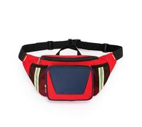 Lyirfan Portable First Aid Kit,Compact and Lightweight Waist Fanny Packs,Trauma Bag with Reflective Strip Great for Travel Hiking,Outdoor Sport,Running