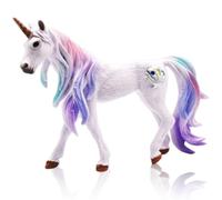 Lyiube Winged Rainbow Unicorn Foal, Educational Unicorn Animal Model for Creative Imaginative Plaything Mythical Pegasus Figurine foal Toy Figurine 12.5 × 9.3 × 15.2 cm