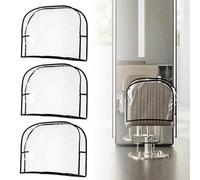 LYIYEYAN 3Pcs Salon Chair Cover, PVC Clear Chair Back Covers, Waterproof Salon Chair Covers Protectors, Soft Salon Chair Back Cover, Fits Most Standard Salon Chairs Office Chairs, 20"x 15.7"x 4.7"