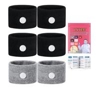LYJEE Travel Sickness Bracelets for Adults and Children, Bands for Motion Sickness, Nausea Relief for Pregnant Women, Acupressure Nausea Relief for Car, Sea